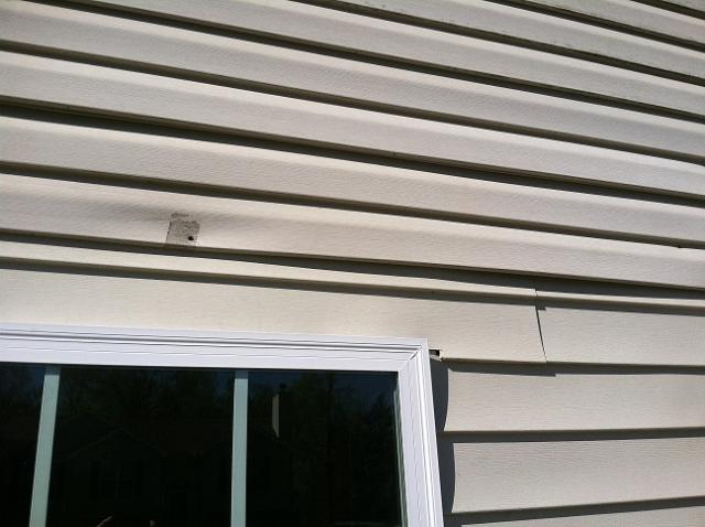 Bad Siding Patchwork / Gainesville Georgia Home Inspection