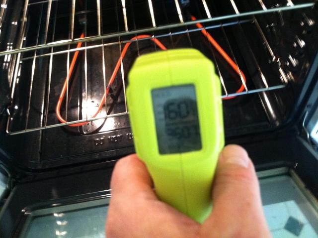 Oven temp check / Gainesville Georgia Home Inspection